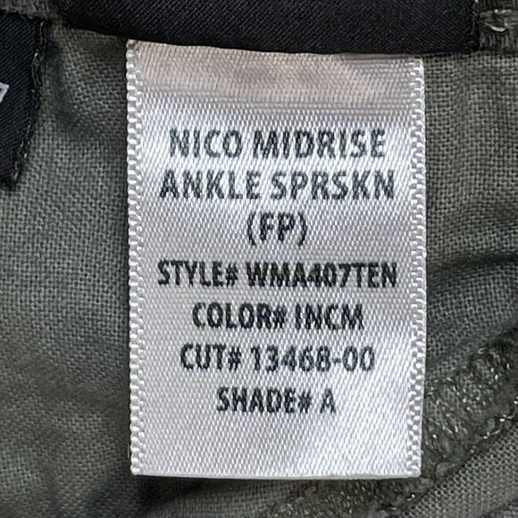 Hudson Jeans Womens Sz 27 Green Camo Nico Super Skinny Ankle Mid Rise 28x27 - Picture 12 of 12